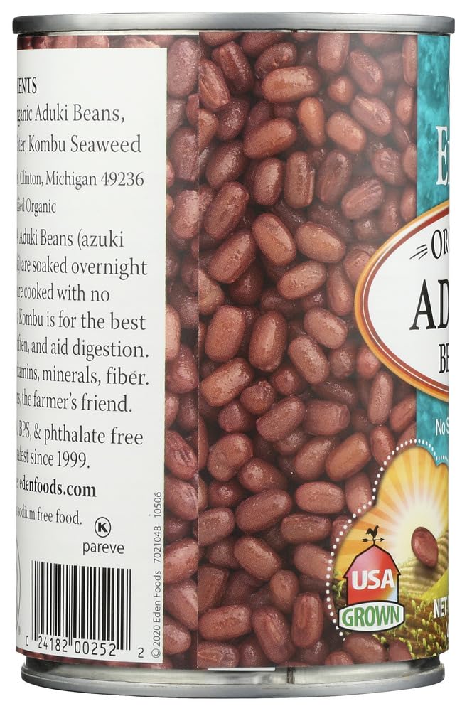 Eden Organic Adzuki Beans 15.0 OZ(Pack of 4)4