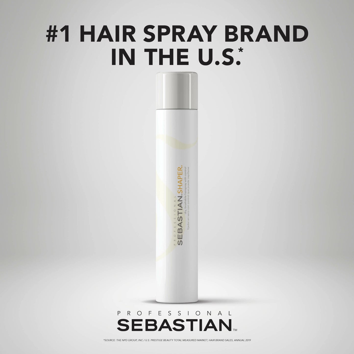 Sebastian Professional Shaper Classic Hairspray | Flexible to Medium Hold | Brushable & Versatile Styling Control | For All Hair Types