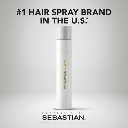 Sebastian Professional Shaper Classic Hairspray | Flexible to Medium Hold | Brushable & Versatile Styling Control | For All Hair Types