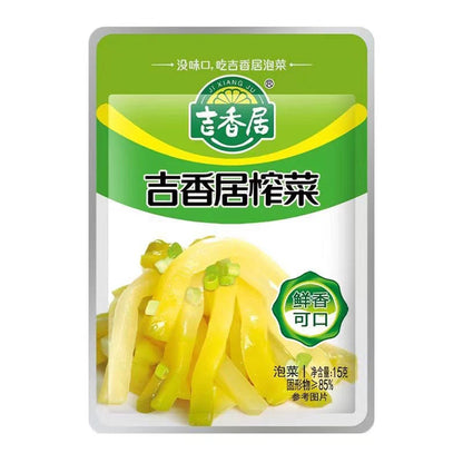 Pickled mustard (15g*12 packs) 180g (6.3oz.) Sichuan pickled mustard served with pickles