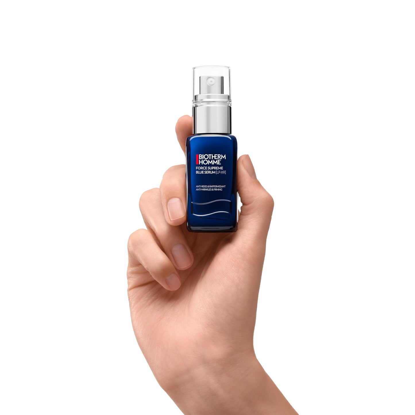 Biotherm Force Supreme Blue Serum for Men, With 35 Nutrients for Skin Regeneration, Pro-Xylane for Firmness, Ultra-Resurfacing Pro-Retinol and Peptides Fractions for Definition