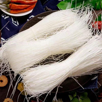 Glass Noodles，LungKuw Mung Been Threads Noodle，Fine Mung Been Glass Noodles for Stir-fries, Soups, Salads, 500g/17.6oz