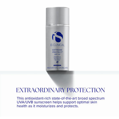 iS CLINICAL Extreme Protect SPF 40, Tinted Sunscreen; Daily Face Moisturizer with SPF; Hydrating Treatment Sunscreen