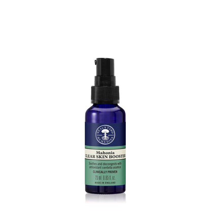 Neal's Yard Mahonia Booster with Antioxidant Centella Asiatic for Oily, Acne Prone Skin, Unclogs Pores, Balances & Purifies Face, Cruelty Free, 25mL