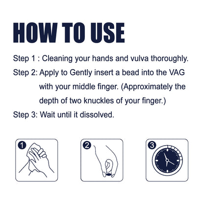 Female Vaginal Tightening Gel, Firming Liquibeads, Herbal Extract Care Improves vaginal laxity and dryness Enhances intimacy and pleasure Gentle Care