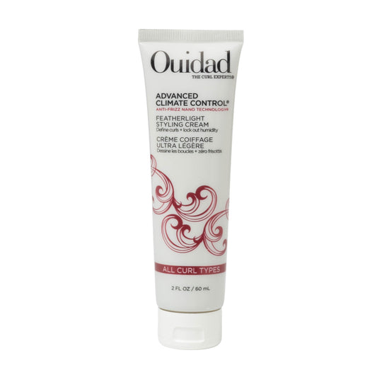 Ouidad Advanced Climate Control Styling Cream for Curly Hair – Featherlight Curl Cream for Hydrated, Shiny & Frizz-Free Definition, Flexible, Soft Hold For All Curl Types, Sulfate-Free