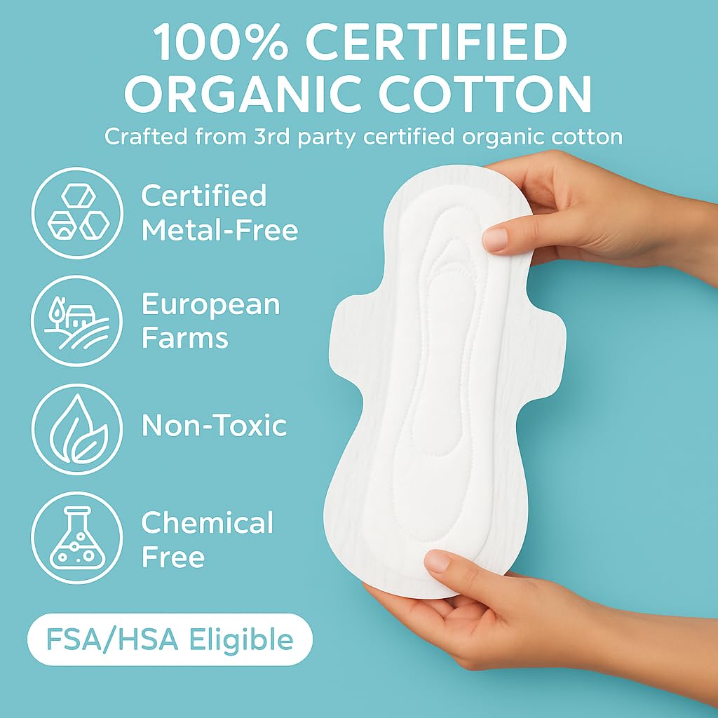Organic Cotton Tampons & Pads Feminine Care Bundle