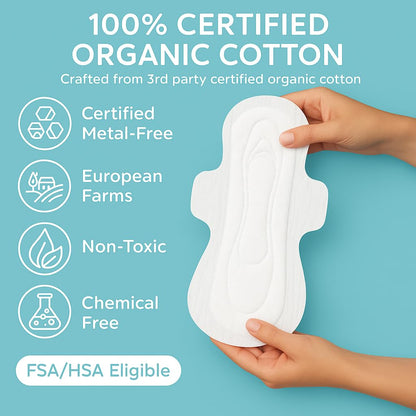 Organic Cotton Tampons & Pads Feminine Care Bundle