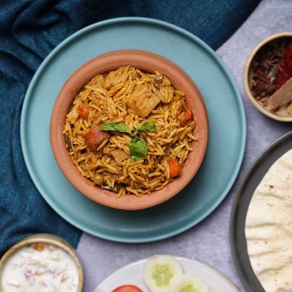 Ashoka Heat & Eat Rice 1932, Vegan Biryani Rice, All-Natural Instant Meals, Bombay Biryani, Kosher Certified Portable Lunch, Made from Aged Basmati Rice, Gluten-Free, No Preservatives, Pack of 5