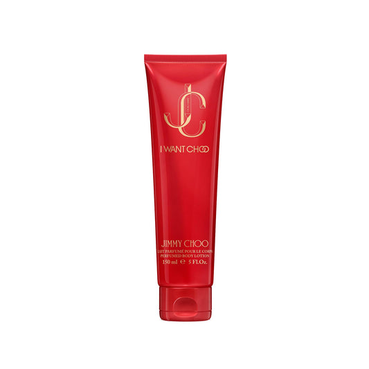 JIMMY CHOO - I Want Choo Perfumed Body Lotion - Women's Scented Lotion - Floral Gourmand Woody - With notes of Mandarine Juice, Red Spider Lily & Vanilla - 5.0 Fl Oz