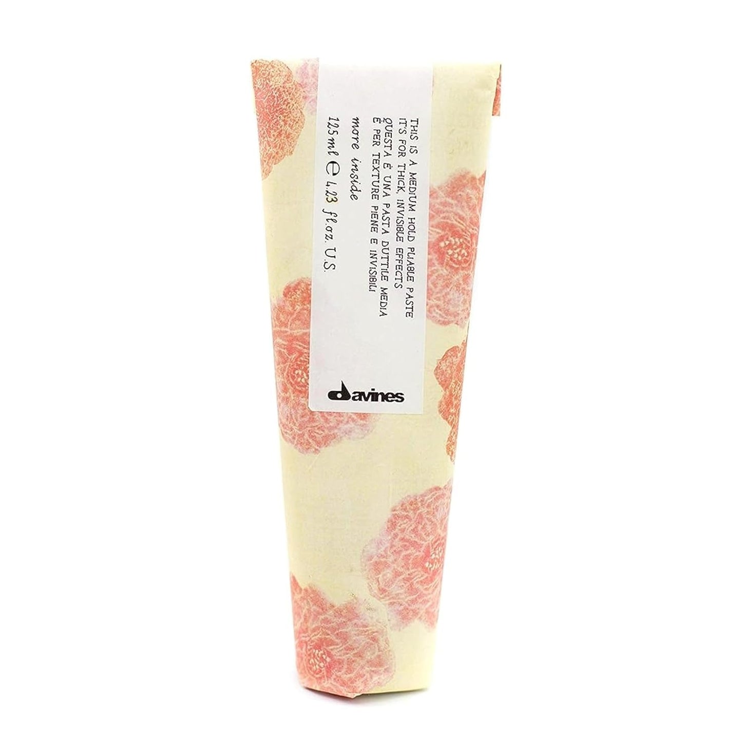 Davines This Is A Medium Hold Pliable Paste, Medium Hold Texture & Control - Invisible Effect for Natural Looks - Maintains Styling without Stiffness, 4.23 Fl Oz
