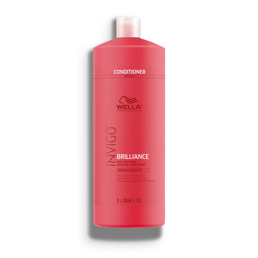 Wella Professionals Invigo Brilliance Conditioner | For Fine/Normal Colored Hair | Intense Color Protection & Maintains Vibrancy