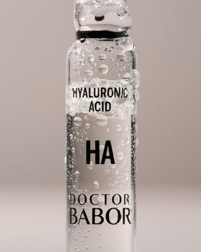 DOCTOR BABOR 10D Hyaluronic Acid Ampoule Serum Concentrate, 7-day Moisture Treatment, Plumper Fresher Complexion with Intensive Moisture, Minimize Wrinkles, Radiantly Glowing Skin