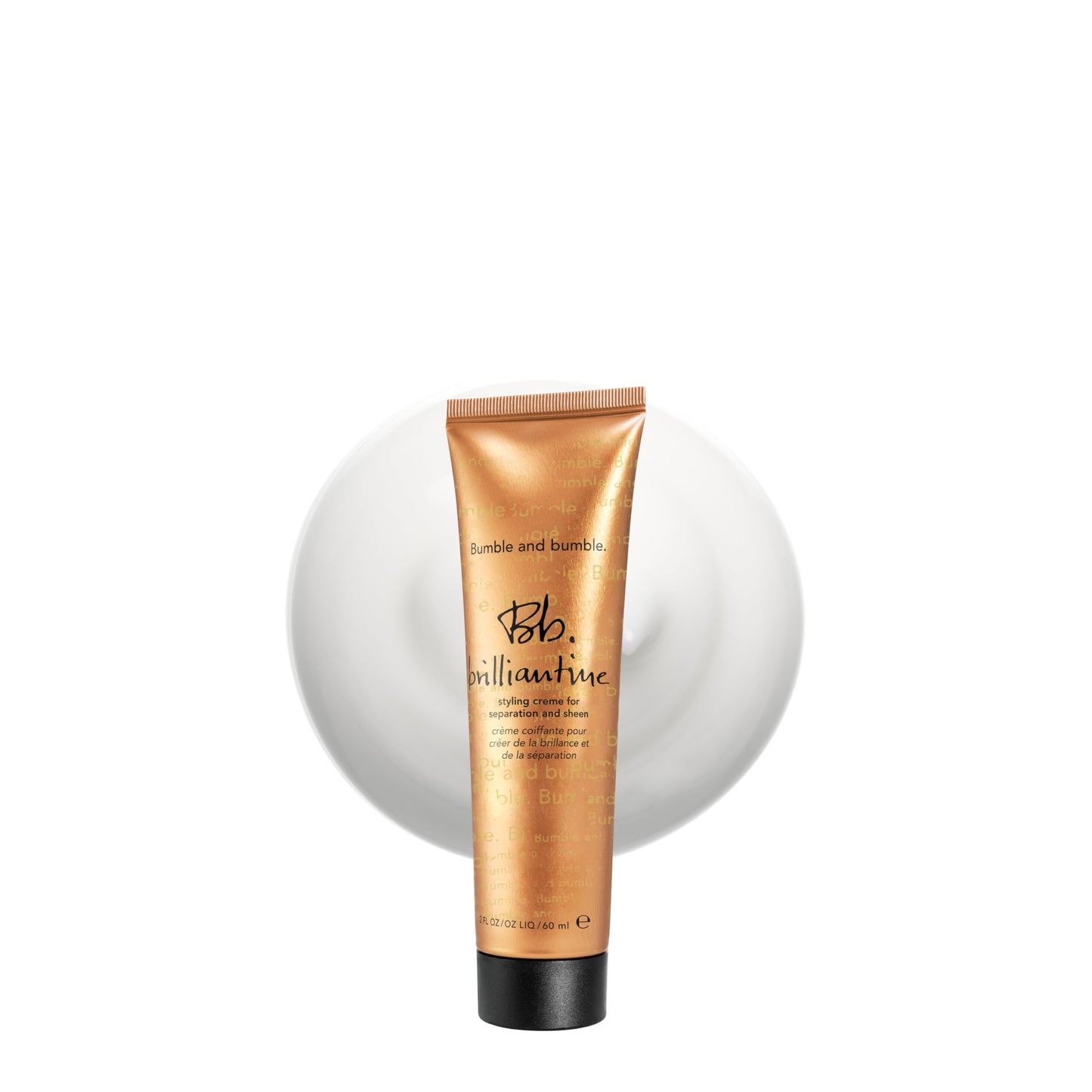 Bumble and bumble. Brilliantine Styling Cream | Adds Separation and Shine | With Castor Oil | For Medium to Thick Hair Types, 2 Fl Oz