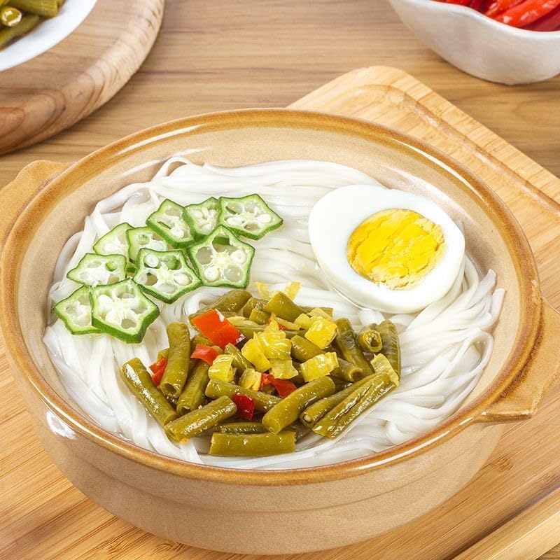 Pickled pepper cowpea (48g*5 packages) cowpea mustard 240g (8.4oz.) Sour beans with salted vegetables