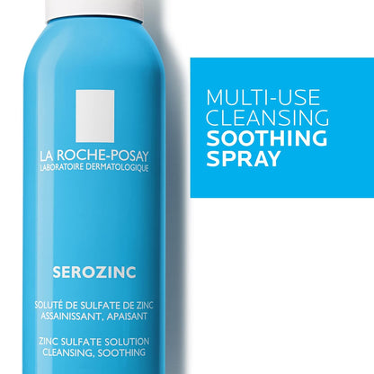La Roche-Posay Serozinc Face Toner for Oily Skin with Zinc, Mattifying Face Spray and Acne Prone Skin Toner to Reduce Shine for Oil Control, Alcohol Free Face Mist, 5 Fl Oz (Pack of 1)