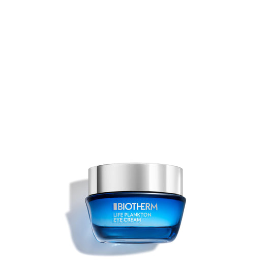 Biotherm Life Plankton Eye Cream. Anti-aging Cream For Younger Looking Eyes. Enriched With Regerating Biotech Plankton Probiotic Fraction For Improved Skin Metabolism And Rejuvenation. 0.5 Fl. Oz