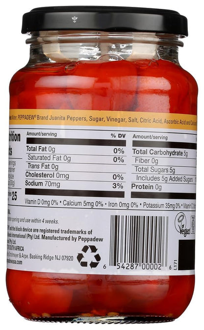 PEPPADEW Sweet Piquant Peppers, 14 Ounce