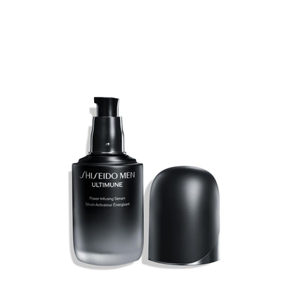 Shiseido Men Ultimune Power Infusing Serum - 50 mL - Improves Multiple Skin Aging Concerns - Non-Comedogenic