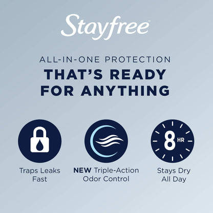 Stayfree Reg Maxi Pad c Size, 24 Count (Pack of 1), Regular