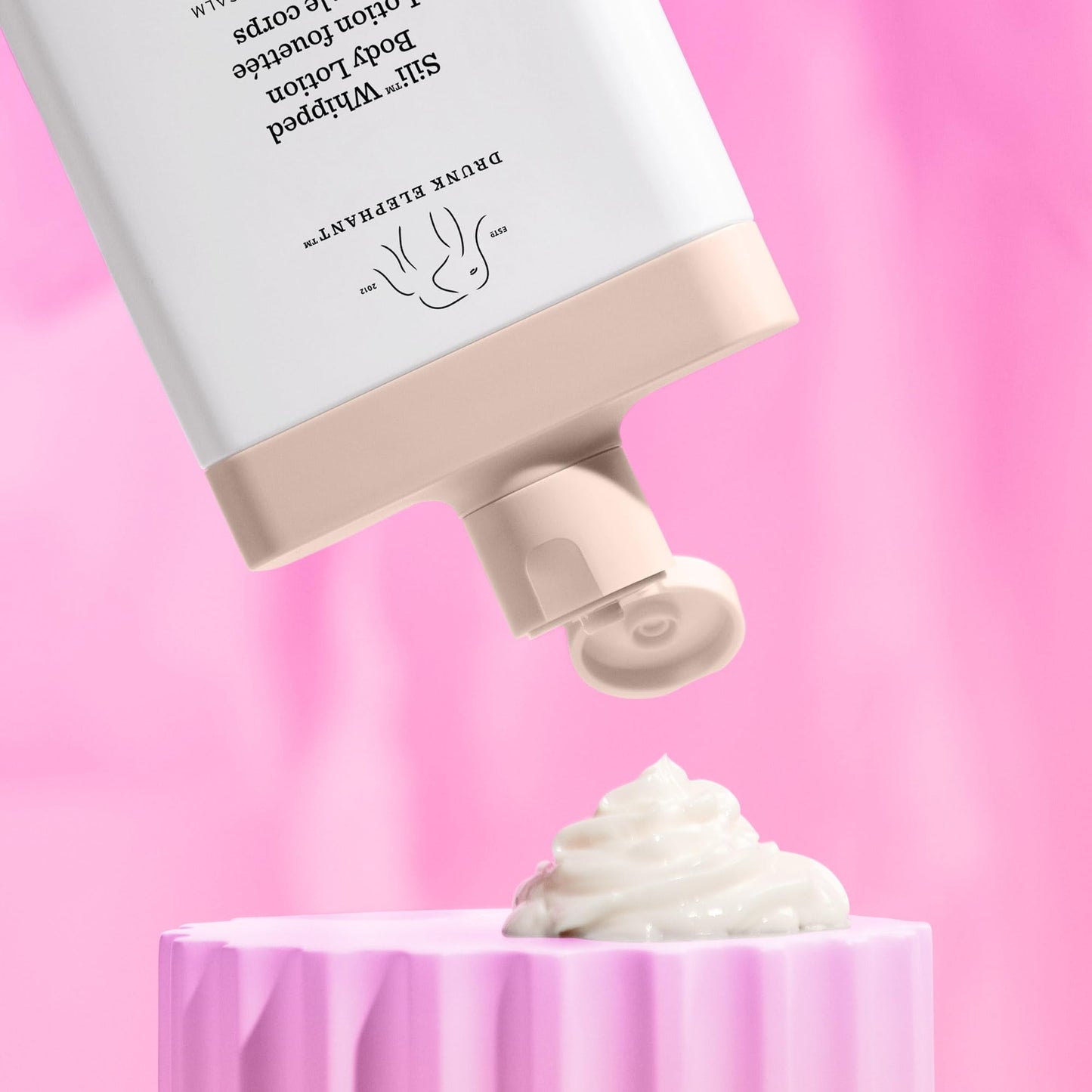 Drunk Elephant Sili Whipped Body Lotion - 240 ml/8 fl oz - Rich Daily Moisturizing Lotion - Clean Clinical Skincare - Cruelty-Free - Free of Essential Oils, Silicones, and Fragrance