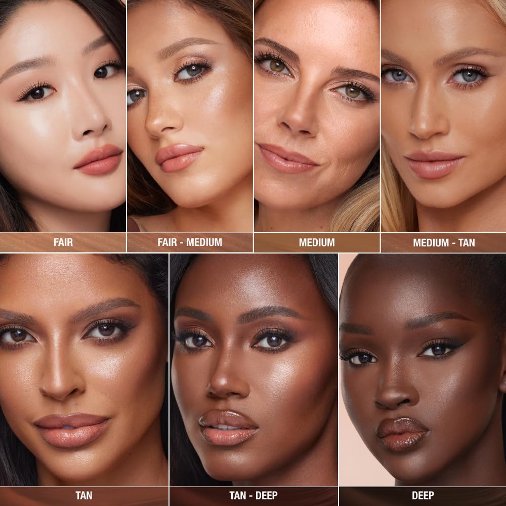 Charlotte Tilbury Hollywood Liquid Contour Wand - Easy-to-Use Contour Stick & Liquid Bronzer for Sculpting & Shaping - Leaves a Natural-Looking Sculpted Finish