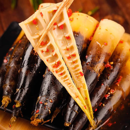 17.6OZ Bamboo Shoots To Eat,Instant Spicy Chinese Snacks,Bamboo Food,Chinese Snack,Spicy Strips