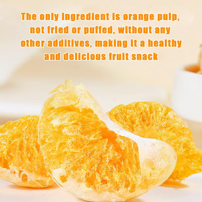 Freeze dried oranges 3.17oz 90g/Oranges lyophilisées， dried tangerines, crispy dried fruits, fruit snacks