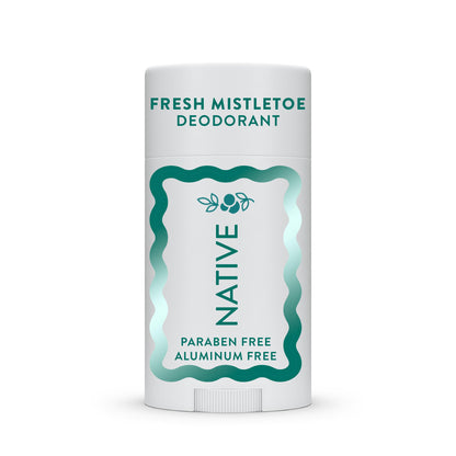 Native Deodorant, Holiday Edition, Fresh Mistletoe Scent, Contains Naturally Derived Ingredients, 72 Hour Odor Control | Deodorant for Women and Men, Aluminum Free with Baking Soda
