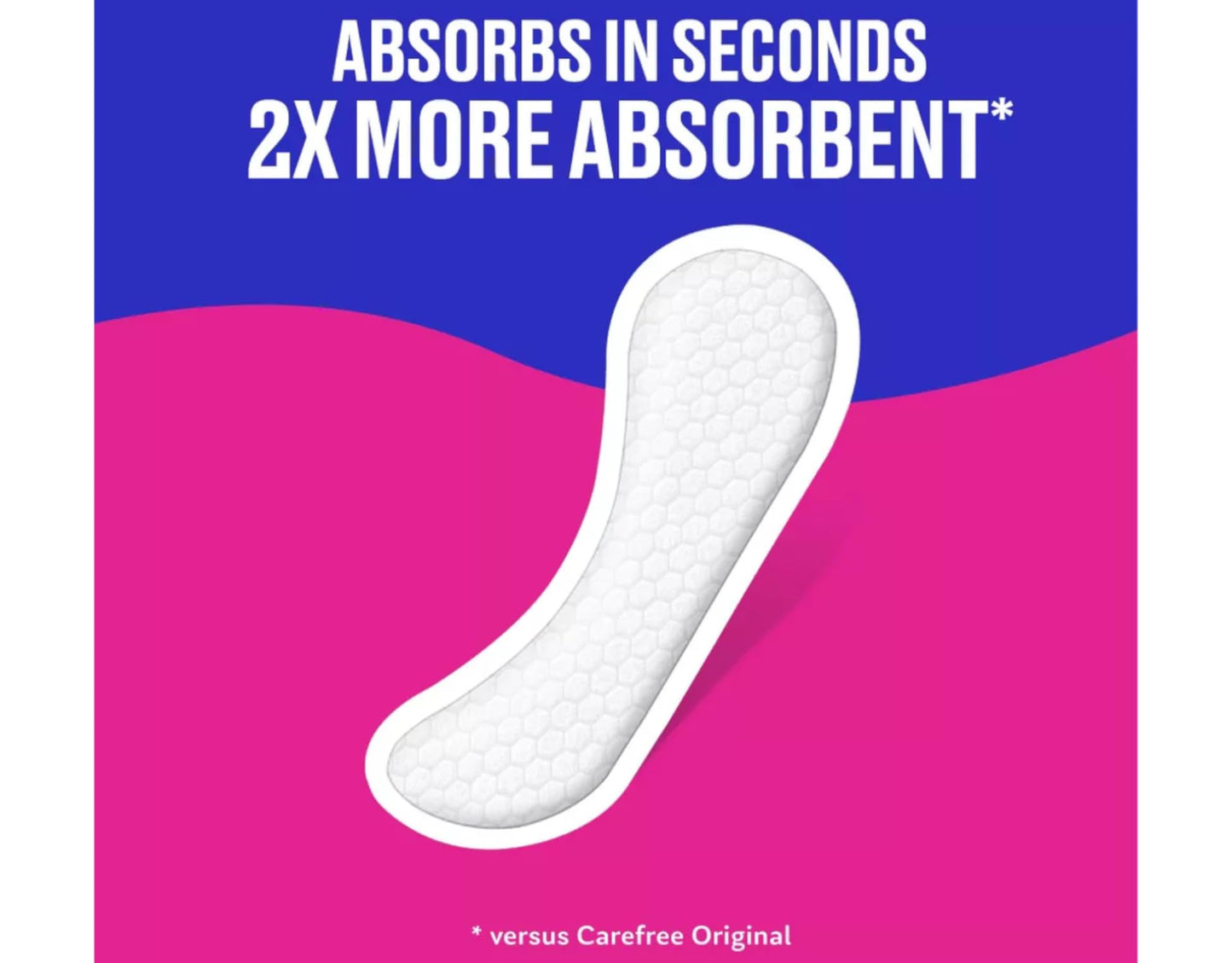 Carefree Acti-Fresh Regular 54 Ct. Unscented 2pk