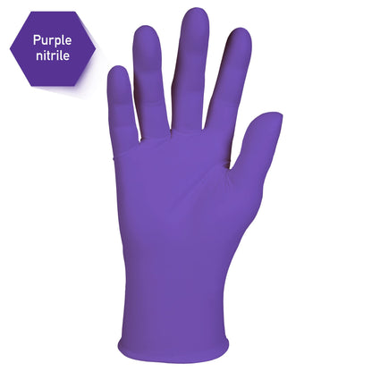 Ansell Kimtech™ Purple Nitrile™ Exam Gloves (55081), 5.9 Mil, Ambidextrous, 9.5”, Small, 100 Nitrile Gloves/Box