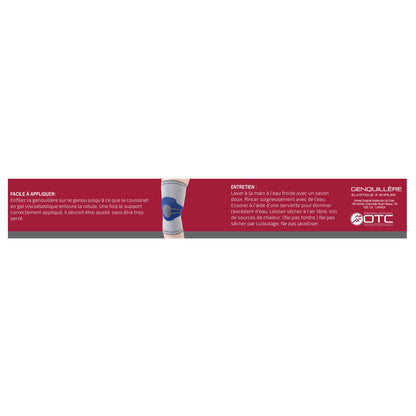 OTC Knee Support, Pullover Style, Lightweight Elastic