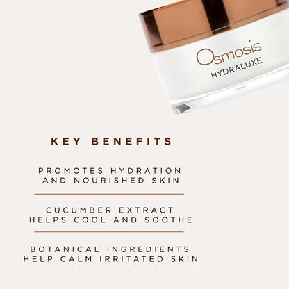 OSMOSIS HYDRALUXE Firming Gel Mask, Anti-Aging Hydrating Facial Masque with Aloe and Cucumber Extract, 1 Fl Oz