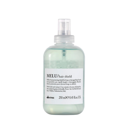 Davines MELU Hair Shield, Thermal Leave-On Conditioning Antistatic Action for All Types of Hair - Ideal Heat Protectant from Stress Caused by Straightener or Blow Dryer with Lentil Seeds, 8.45 Fl Oz