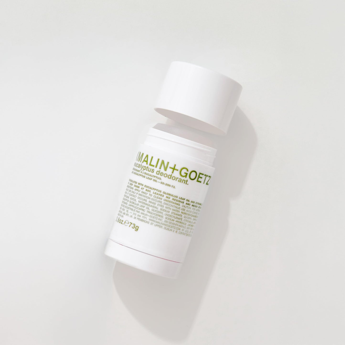 MALIN+GOETZ Deodorant | Eucalyptus, Bergamot, Otto Scents | Aluminum-Free, Residue-Free, Refreshing Gel Stick Formula | Vegan & Cruelty-Free (2.6oz & 1oz Sizes)