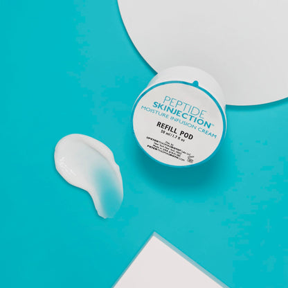 Peter Thomas Roth | Refill Pod for Peptide Skinjection™ Moisture Infusion Cream 1.7 Fl Oz, For Loss of Firmness and Elasticity, Fine Lines & Wrinkles, Dryness, 21 Amplified Peptides & Neuropeptides