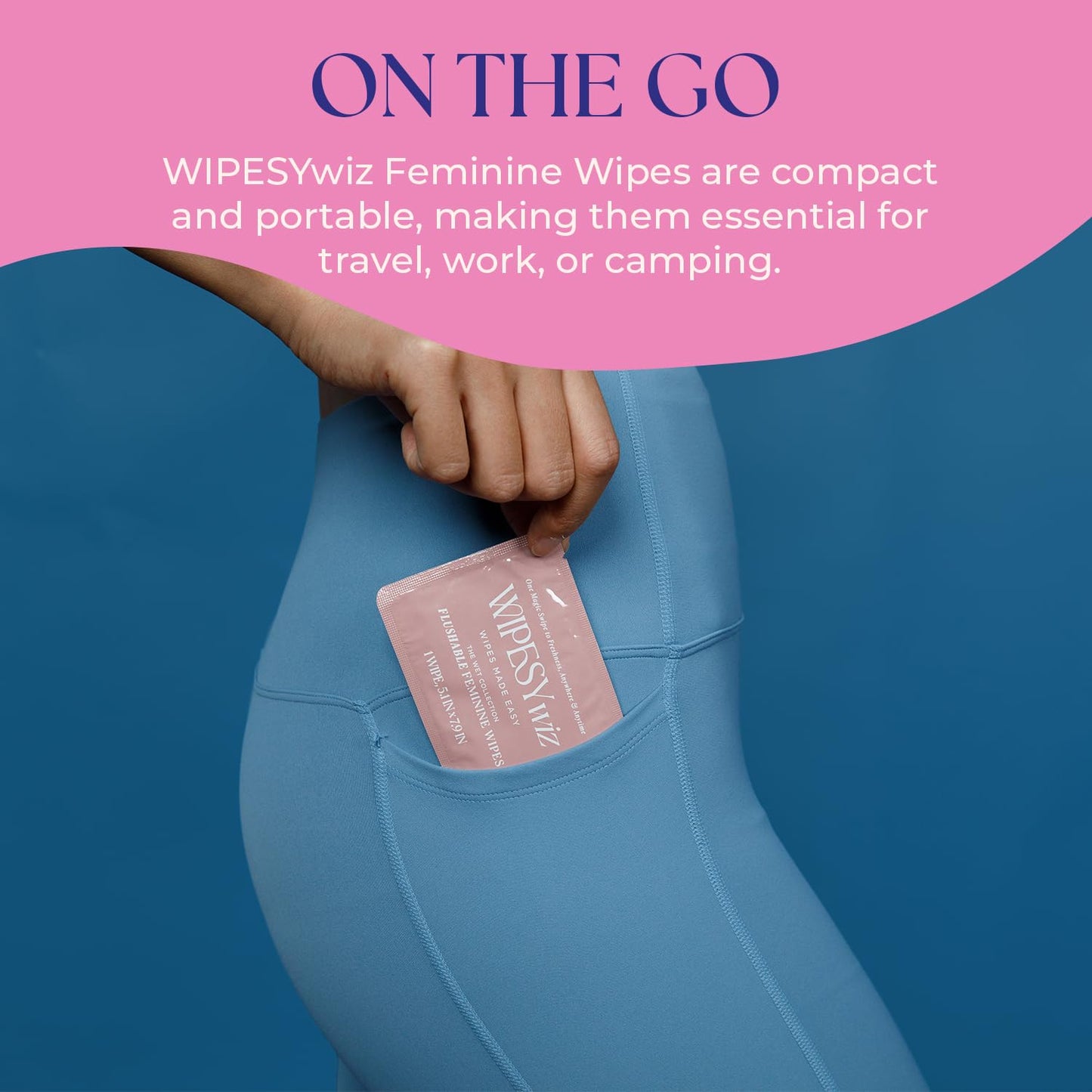 Butt & Feminine Wipes Bundle – Flushable, PH Balanced, Plant-Based Wet Towels for Women & Men – 10x8 Butt Wipes + 40 Feminine Wipes – Travel-Friendly Hygiene Essentials