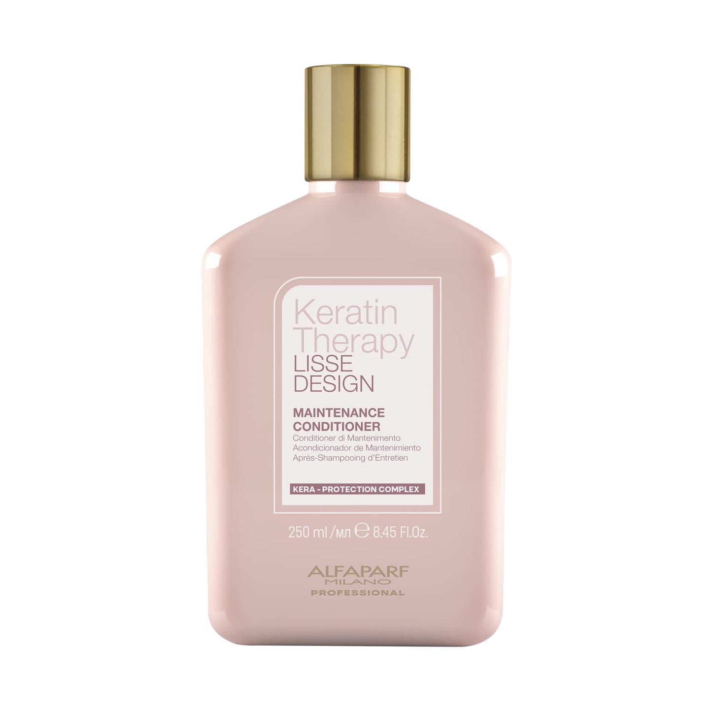 Alfaparf Milano Lisse Design Keratin Shampoo and Conditioner Set - Sulfate Free - Anti-Frizz - Maintains & Enhances Professional Keratin Therapy Treatment - Keeps Hair Smooth & Straight