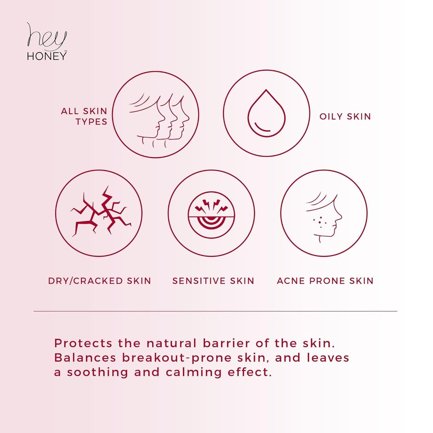 Hey Honey Tone It Up Facial Toner with Propolis Echinacea & Niacinamide | Soothes Skin Redness Hydrates & Restores Skin Barrier | Alcohol-Free Toner for Sensitive & Rosacea-Prone Skin | 5.0 oz