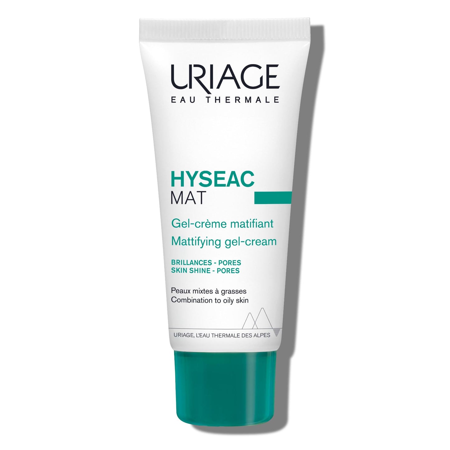 Uriage Hyseac Mat Mattifying Gel-Cream, Primer & Moisturizer, Reduces Skin Shine, Absorbs Excess Sebum, Tightens Pores, Ideal Makeup Base, Light Cream