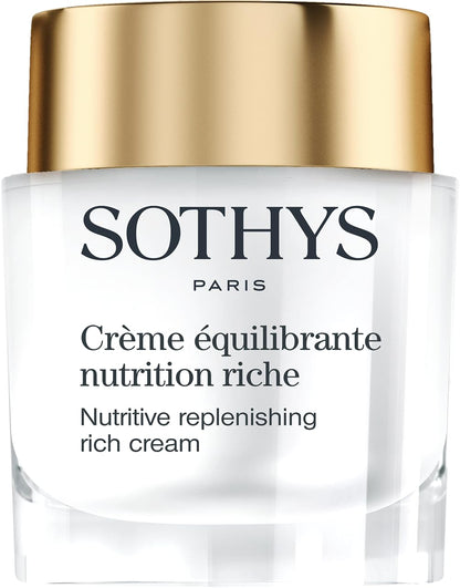 SOTHYS Rich Nutritive Replenishing Cream | Face Moisturizer for Dryness, Strengthens the Skin Barrier with Organic Nutrients | Ideal for Dry Skin