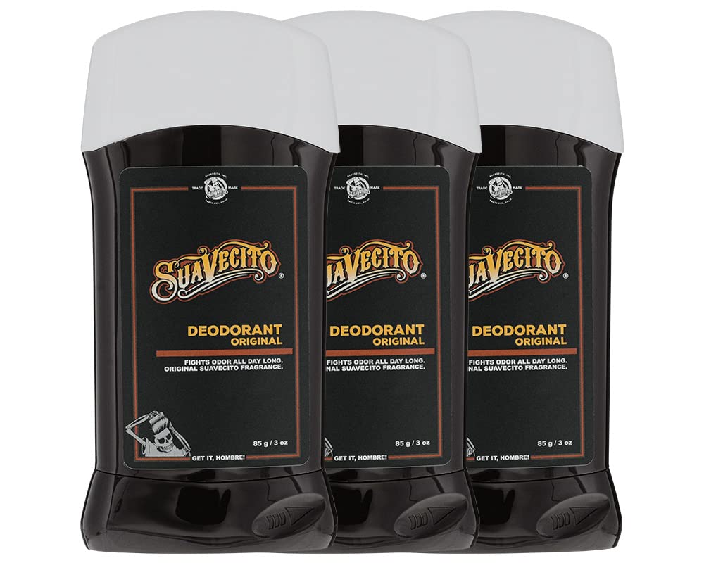 Suavecito Stick Deodorant Underarms Men's Grooming Aluminum Free Combats Odor All Day Long