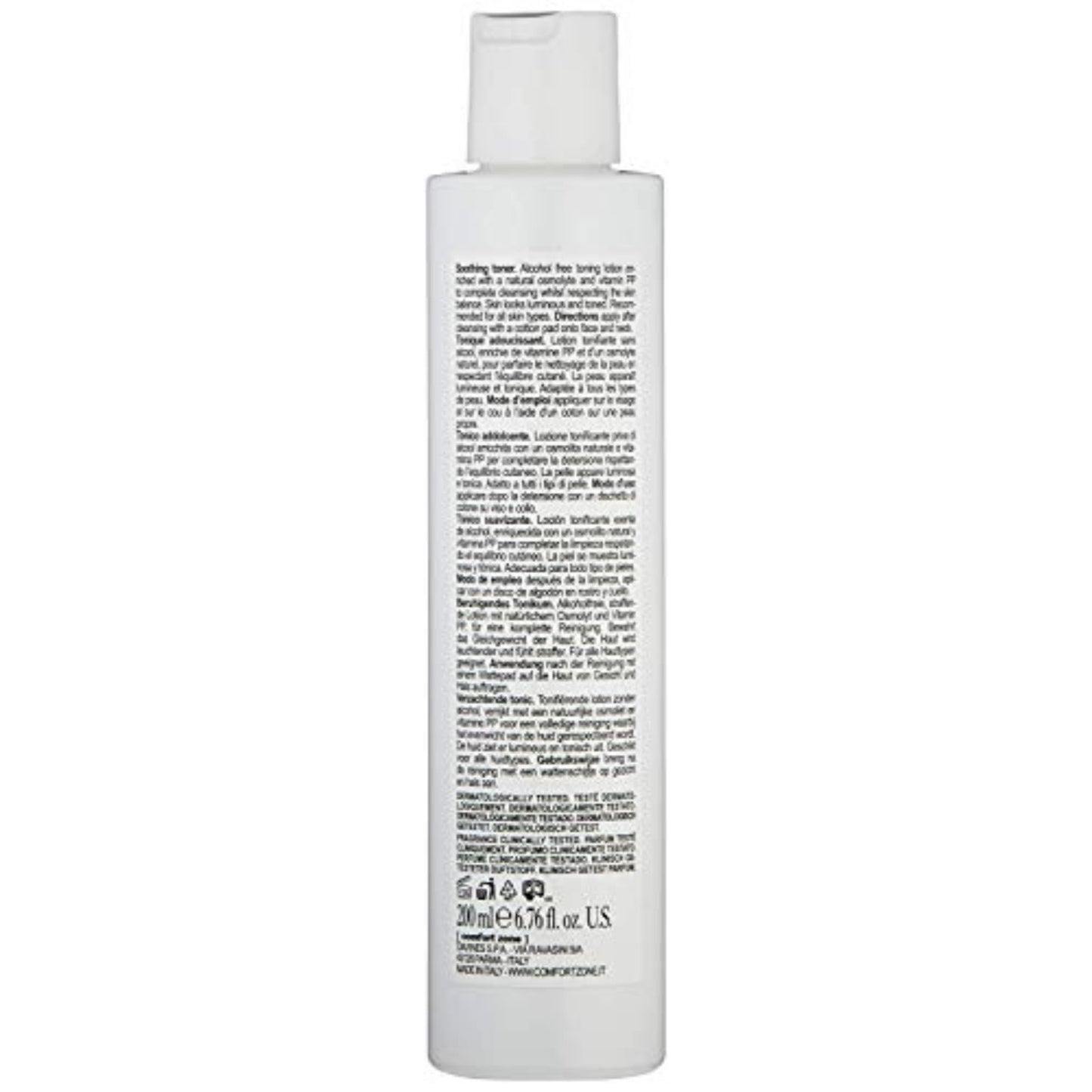 Essential Soothing Toner, Alcohol Free Tonic, Hydrates, Revitalizes, Restores Radiance, Clean Beauty, Vegan, Made in Italy, Niacinamide, Daily Use, All Skin Types, 6.76 Fl Oz