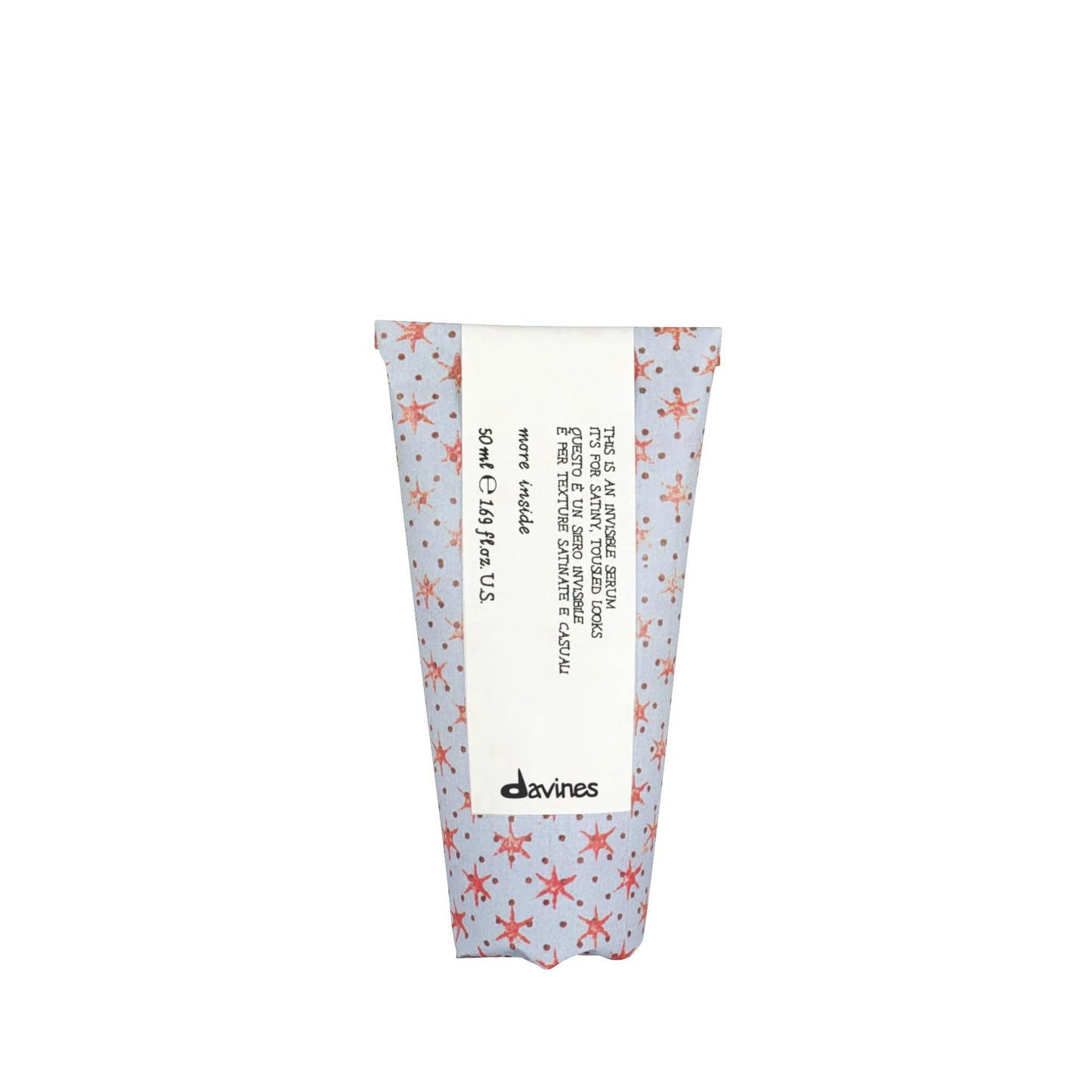 Davines This Is An Invisible Serum, Light Hold Anti-Frizz & Satiny Look - Soft Texture & Separation - Creates Casual "Undone" Styles, Travel Size, 1.69 Fl Oz