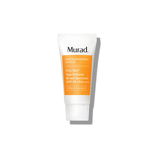 Murad Environmental Shield City Skin Age Defense Broad Spectrum SPF 50 PA++++ – 100% Mineral Sunscreen with Lutein & Iron Oxides for Blue Light Defense, UVA/UVB & Pollution Protection