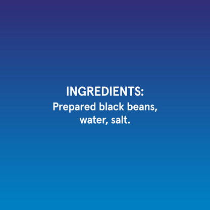 BUSH'S BEST 15 oz Canned Black Beans, Source of Plant Based Protein and Fiber, Low Fat, Gluten Free, (Pack of 12)