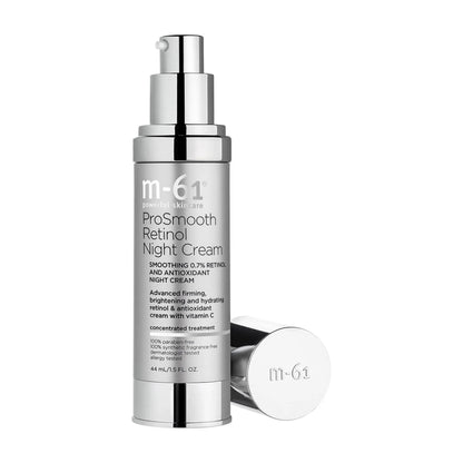 m-61 ProSmooth Retinol Night Cream | 0.7% Retinol Night Cream Plus Vitamin C. Firming, Brightening, Hydrating - 1.5 Fl Oz