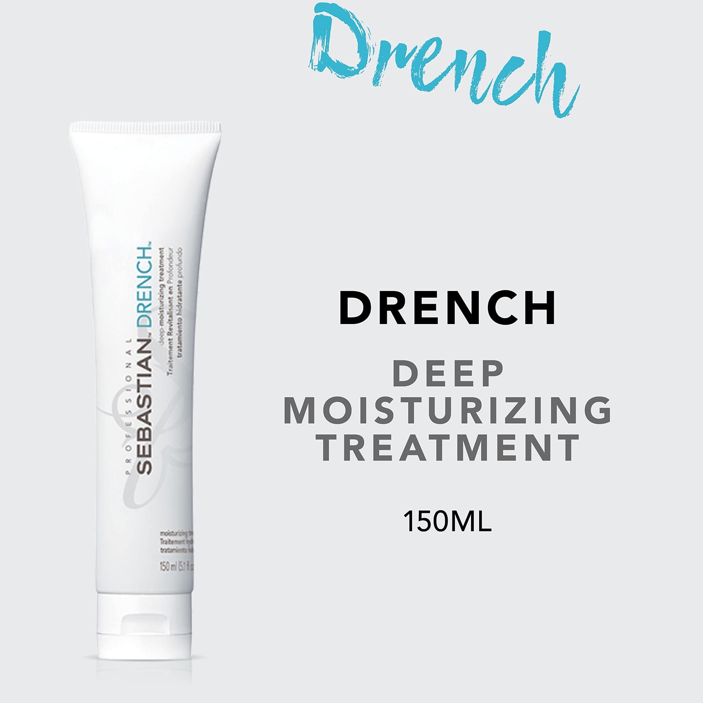 Sebastian Professional Drench Deep Moisturizing Treatment, For Dry & Chemically Treated Hair