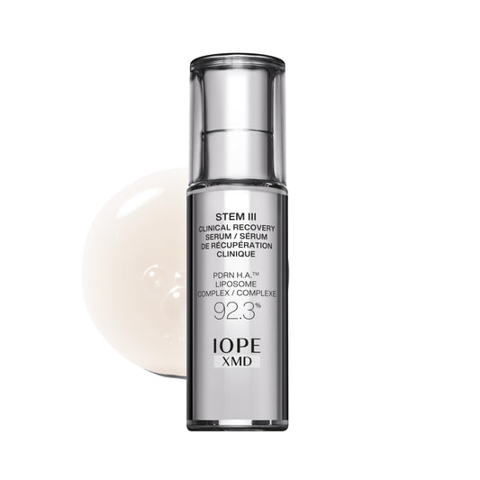 IOPE XMD Stem III Clinical Recovery Serum - Professional PDRN Treatment-Level Results - Visibly Firms, Plumps Volume, and Refines Pores - With Hyaluronic Acid - 1.69 fl. oz.