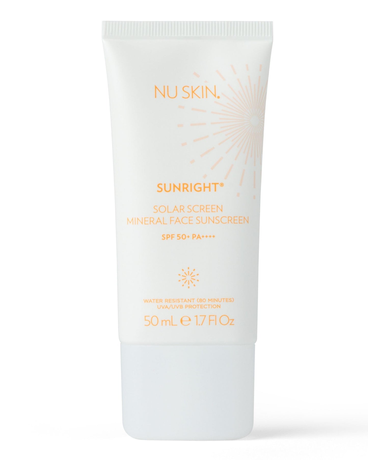 Nu Skin Sunright Solar Sunscreen SPF 50+ | Broad-Spectrum UVA/UVB Protection for Face & Body (50mL) | Water-Resistant for 80 Minutes | Lightweight, Non-Greasy Formula